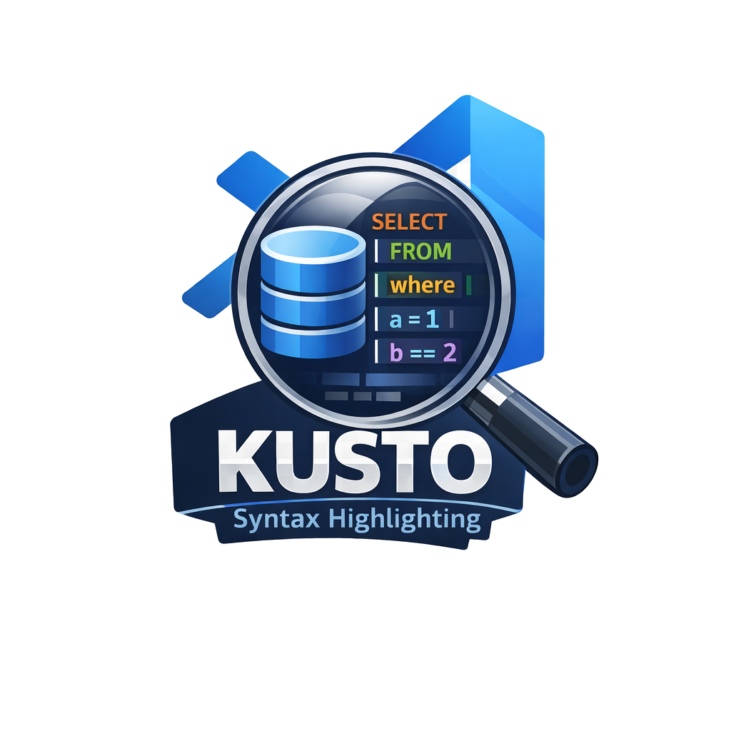 Kusto Query Language (KQL) Syntax Highlighting